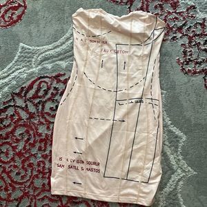 Zaful tube top dress